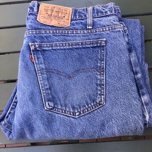 Vintage Orange tab Levi’s 509 jeans